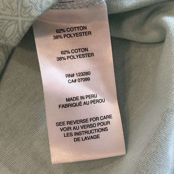 Travis Mathew Acropolis Golf Polo Shirt Mens Medium All Over Pattern Geometric - Picture 6 of 7